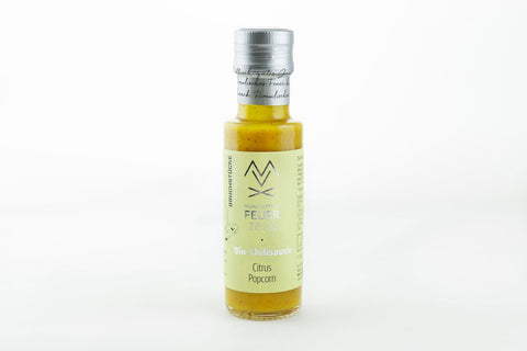Bio-Chilisauce Citrus-Popcorn - Mühlviertler Feuerzeug - STAY SPICED ! - 80214x