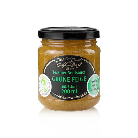 Original Tessiner Feigen-Senf-Sauce, Wolfram Berge, 200 ml - STAY SPICED ! - 925164