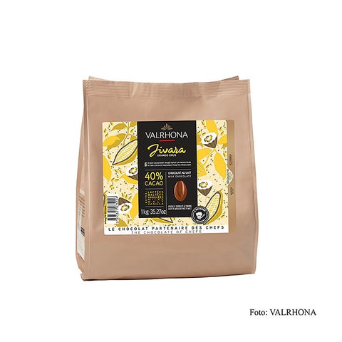 Valrhona Jivara Lactée "Grand Cru", Vollmilch Couverture, Callets, 40% Kakao, 1 kg - STAY SPICED ! - 934731