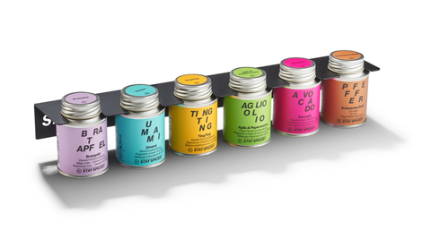 S! Gewürzregal - Hänge-Regal - exklusiv für 6 Gewürzdosen 170ml