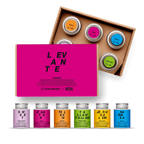 LEVANTE | Gewürze Set |6er Geschenkbox - STAY SPICED ! - 59039x