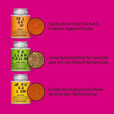 LEVANTE | Gewürze Set |6er Geschenkbox - STAY SPICED ! - 59039x
