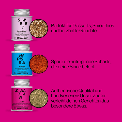 LEVANTE | Gewürze Set |6er Geschenkbox - STAY SPICED ! - 59039x