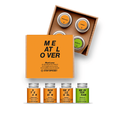 MEAT LOVER | Gewürze Set | 4er Geschenkbox - STAY SPICED ! - 59010x
