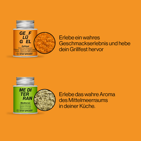 MEAT LOVER | Gewürze Set | 4er Geschenkbox - STAY SPICED ! - 59010x