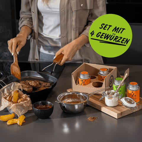 MEAT LOVER | Gewürze Set | 4er Geschenkbox - STAY SPICED ! - 59010x
