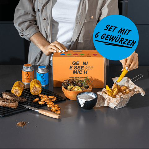 Roland Trettl GRILL | GewĂŒrze Set | 6er Geschenkbox - STAY SPICED ! - 90006x