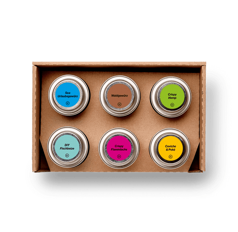 STAY WILD EDITION Ben Perry | Gewürze Set | 6er Geschenkbox - STAY SPICED ! - 59040x