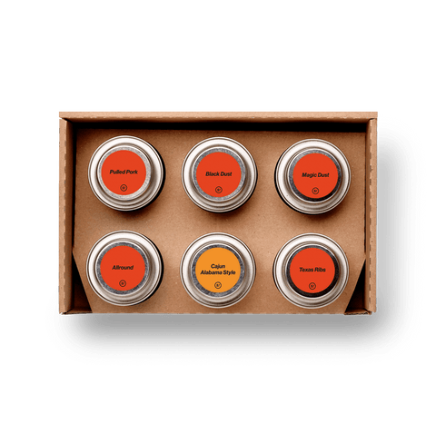 BARBECUE | Gewürz Set | 6er Geschenkbox - STAY SPICED ! - 59027x