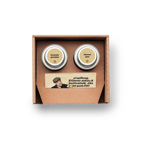 Maiergut Koriander und Kümmel | Gewürze Set | 2er Geschenkbox - STAY SPICED ! - 59043x