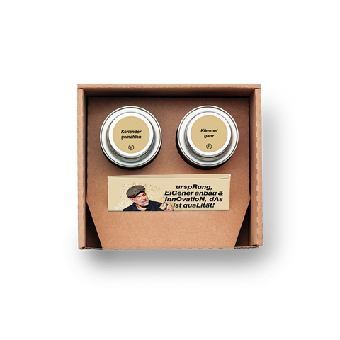 Maiergut Koriander und Kümmel | Gewürze Set | 2er Geschenkbox
