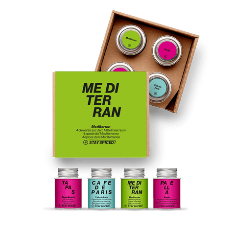 MEDITERRAN | Gewürze Set |4er Geschenkbox - STAY SPICED ! - 59006x