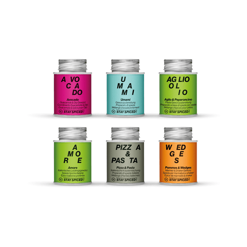 BESTSELLER | Gewürze BUNDLE | 6 Gewürze im Vorteilsset - STAY SPICED ! - 59514x