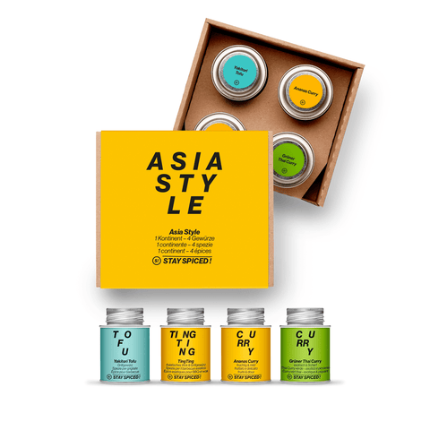 ASIA | Gewürze Set | 4er Geschenkbox - STAY SPICED ! - 59005x