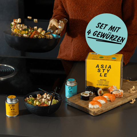ASIA | Gewürze Set | 4er Geschenkbox - STAY SPICED ! - 59005x