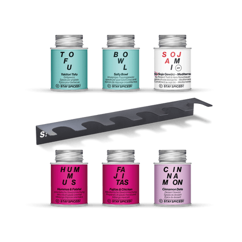 FITNESS Vorteilsset inkl. Hängeregal - STAY SPICED ! - 59118x