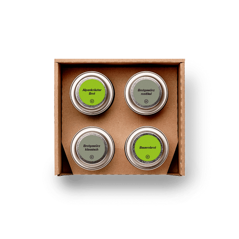 FOUR BREAD | Gewürze Set | 4er Geschenkbox - STAY SPICED ! - 59022x