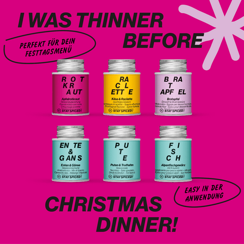 XMAS DINNER | Gewürze BUNDLE | 6 Gewürze im Vorteilsset - STAY SPICED ! - 59122x