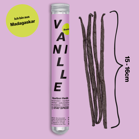 Bourbon Vanille - ganze Schoten - Madagaskar - STAY SPICED ! - 58100xMH