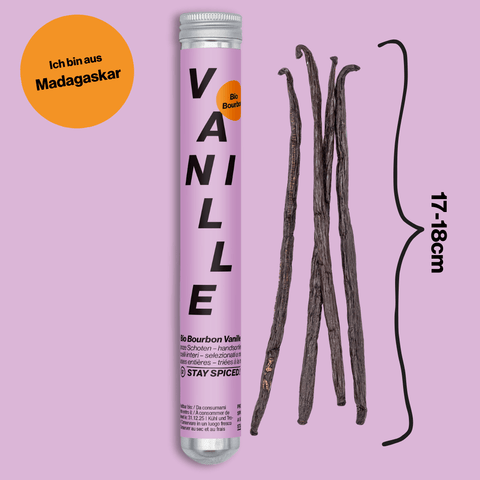 BIO Bourbon Vanille - ganze Schoten - Madagaskar - STAY SPICED ! - 58206xMH
