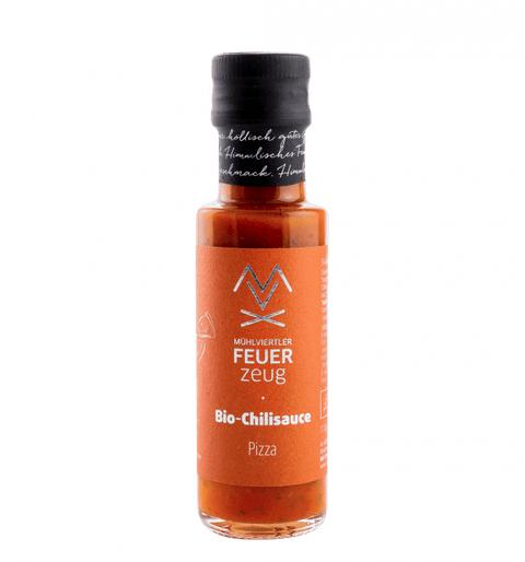 Bio Chili-Sauce - Pizza - Mühlviertler Feuerzeug - STAY SPICED ! - 80215x