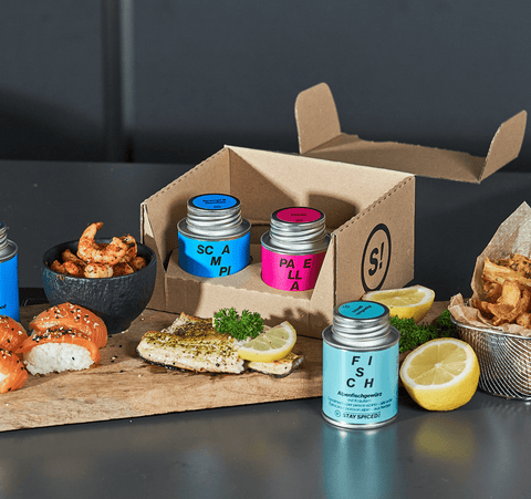 PETRI HEIL | Gewürze Set | 4er Geschenkbox - STAY SPICED ! - 59020x