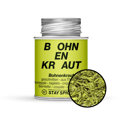 Bohnenkraut geschnitten - original Thüringer - STAY SPICED ! - 50111xM