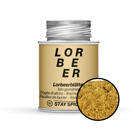 Lorbeerblätter fein-gemahlen - STAY SPICED ! - 50140xM