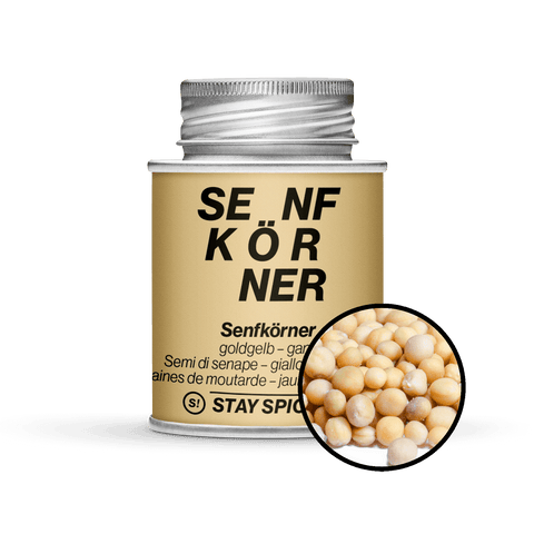 Senfkörner goldgelb ganz - STAY SPICED ! - 50179xM
