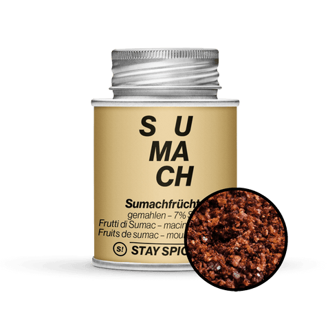 Sumachfrüchte - Sumach Türkisch - 7% Salz - STAY SPICED ! - 50189xM
