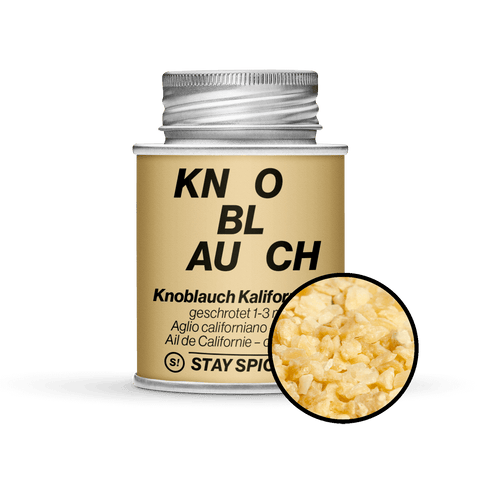Knoblauchflakes, geschrotet 1-3mm - STAY SPICED ! - 50210xM