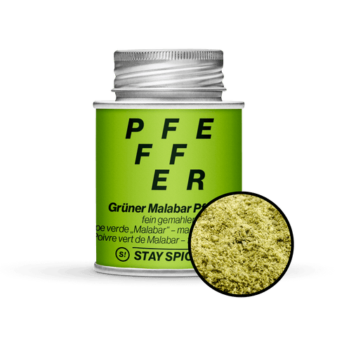 Pfeffer grün gemahlen "Malabar" - STAY SPICED ! - 52111xM