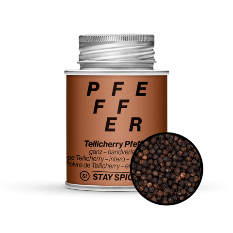 Tellicherry Pfeffer handverlesen, ganz - STAY SPICED ! - 52201xM