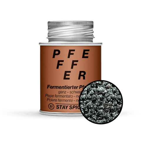 Fermentierter Pfeffer - schwarz ganz - STAY SPICED ! - 52215xM
