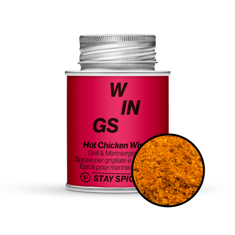 Hot Chicken Wings - Grill & Mariniergewürz - STAY SPICED ! - 62010xM