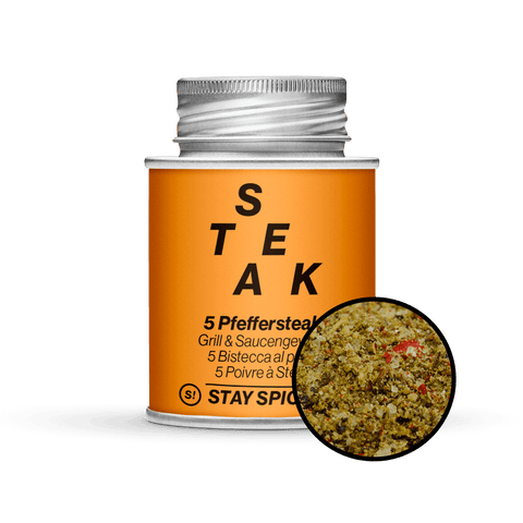 5 Pfeffersteak - Grill & Saucengewürz - STAY SPICED ! - 62015xM