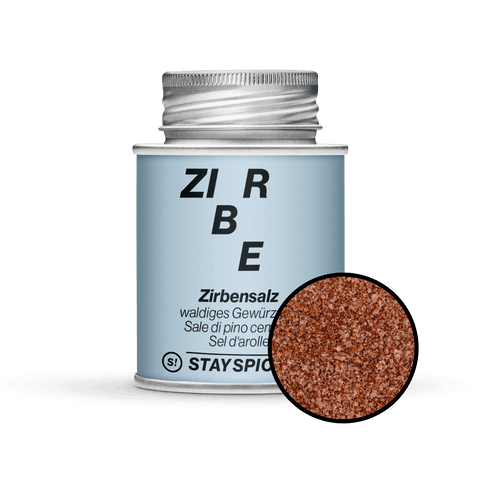 Zirben Fleur de SelZirbensalz, waldiges Gewürzsalz - STAY SPICED ! - 62042xM