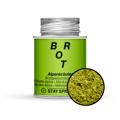 Alpenkräuter Brot Mischung, für den Teig - STAY SPICED ! - 69001xM