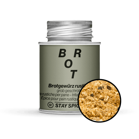 Brotgewürz "rustikal" grob geschrotet mit Schwarzkümmel - STAY SPICED ! - 69002xM