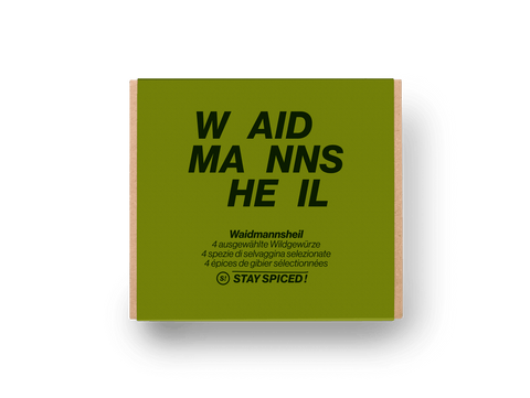 WAIDMANNSHEIL | Gewürze Set | 4er Geschenkbox - STAY SPICED ! - 59021x