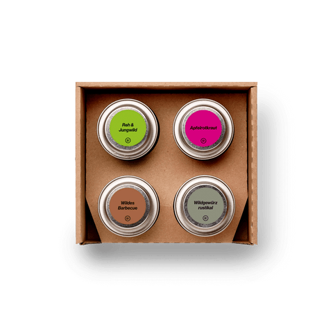 WAIDMANNSHEIL | Gewürze Set | 4er Geschenkbox - STAY SPICED ! - 59021x
