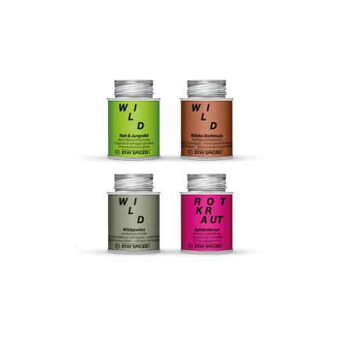 WAIDMANNSHEIL | Gewürze Set | 4er Geschenkbox - STAY SPICED ! - 59021x