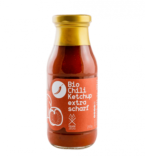 Bio-Chili-Ketchup "extra scharf" - Mühlviertler Feuerzeug - STAY SPICED ! - 80216x