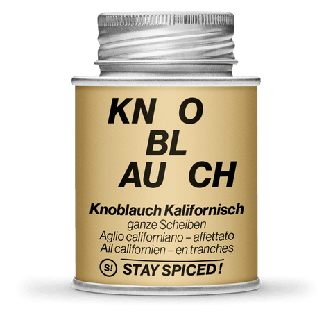 Knoblauchflocken Kalifornisch - ganze Scheiben - STAY SPICED ! - 50127xM