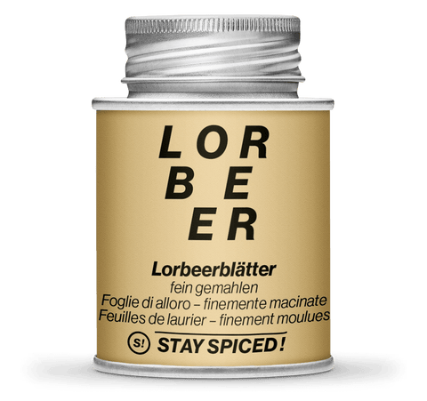 Lorbeerblätter fein-gemahlen - STAY SPICED ! - 50140xM
