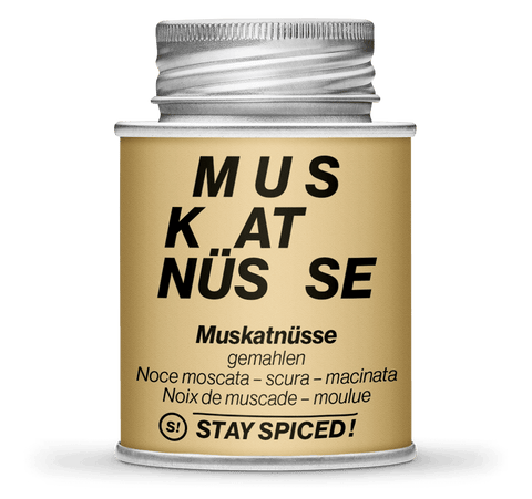 Muskatnüsse dunkel gemahlen - STAY SPICED ! - 50146xM