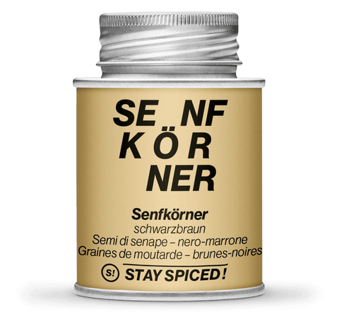 Senfkörner schwarzbraun, ganz - STAY SPICED ! - 50180xM