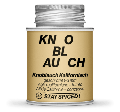 Knoblauchflakes, geschrotet 1-3mm - STAY SPICED ! - 50210xM