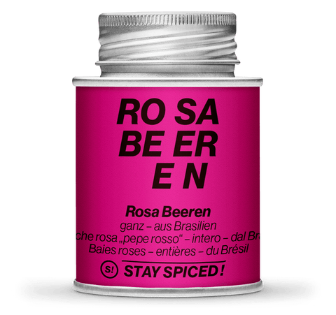 Rosa Beeren " Roter Pfeffer" ganz - STAY SPICED ! - 52108xM