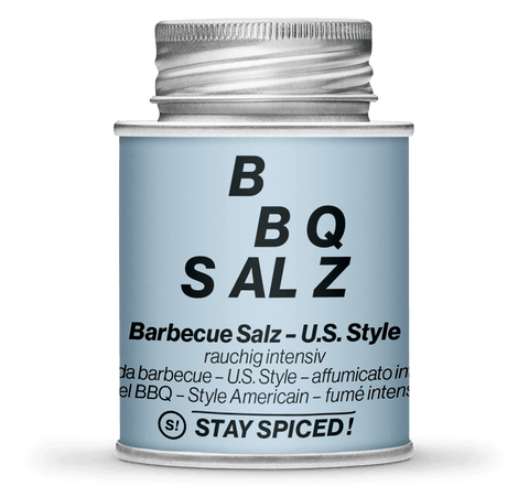 US-Style BBQ Salz, rauchig intensiv - STAY SPICED ! - 54401xM